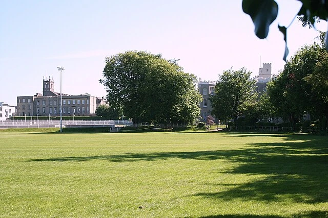Blackrock College in Dublin, Ireland, where extensive abuse took place over decades, according to a documentary that led to the June 2025 report by the National Board for Safeguarding Children in the Catholic Church in Ireland.?w=200&h=150