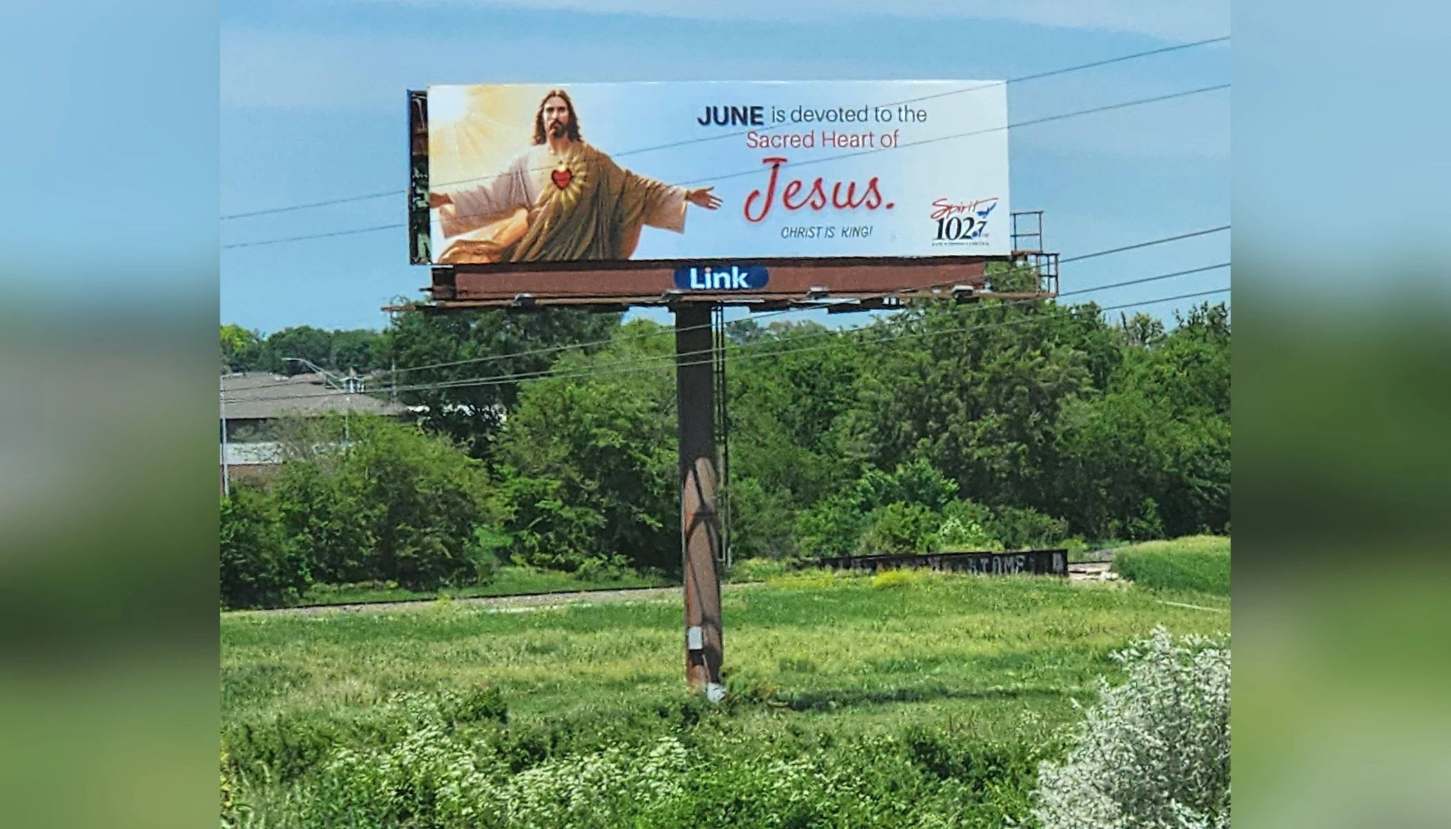 Listeners of Spirit Catholic Radio sparked an initiative to place billboards featuring the Sacred Heart of Jesus along Interstate 80 through Nebraska “to share a message of love, hope, and faith with everyone who passes by.” ?w=200&h=150